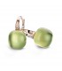 Pendientes Mini Sweety "Lemon Quartz" y Aventurina Verde